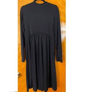 ZARA Basic Mock Black Dress
